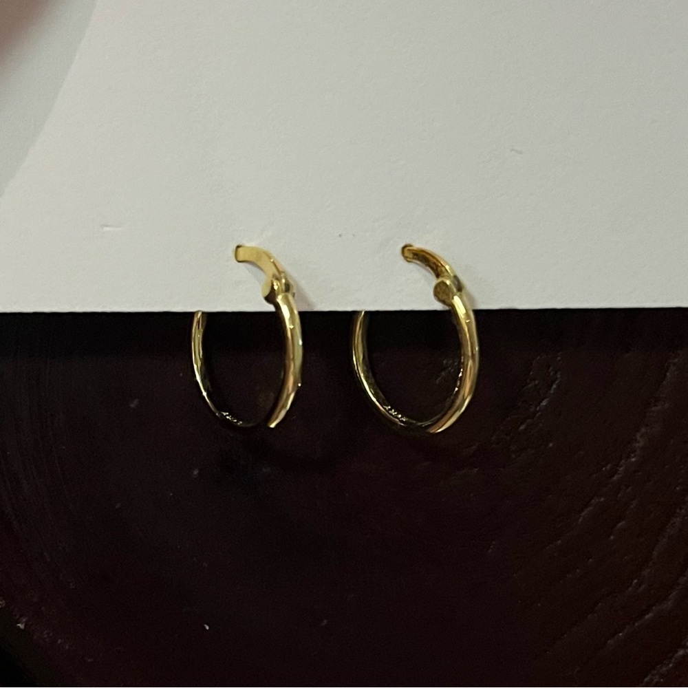 Gold Hoop Earrings